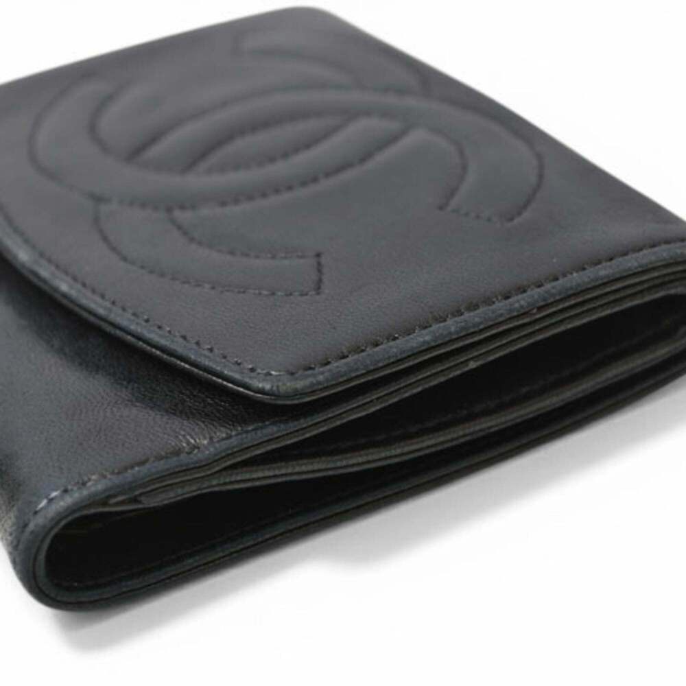 CHANEL Black Logo Wallet - Picture 6 of 16